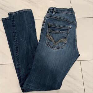 BKE Dark Blue Straight Leg Jeans